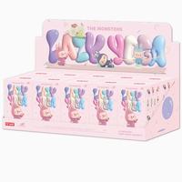 Figurines originales LABUBU Lazy Yoga Series, les monstres, boîte mystère aveugle, design aléatoire, figurines d'action, jouets de collection, cadeaux