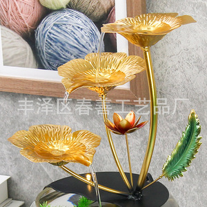 Desktop <b>Fish</b> <b>Tank</b> Water Feature <b>Round</b> Transparent Elegant Aquarium Ornament For Home Office Decor - Product Image 4