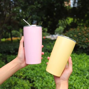 Vaso Térmico Personalizado con Logotipo, de Acero Inoxidable, 20 oz, <span class=keywords><strong>para</strong></span> Sublimación, con Tapa y Pajita - Product Image 3