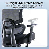 Chaise de bureau ergonomique moderne pour cadres avec appui-tête 3D réglable, dossier haut et repose-jambes, design pivotant pour usage domestique ou professionnel