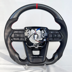 Volante de Fibra de Carbono Gr <span class=keywords><strong>trd</strong></span> para Toyota Axio Avalon 2014 <span class=keywords><strong>2020</strong></span> Rush Vellfire Vios Wish Previa Estima Auris Aqua Premio 40 - Product Image 1