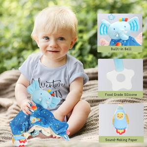 Custom Personal Baby Boy <b>Gift</b> <b>Set</b> with Rattle Swaddle Blanket <b>Cheap</b> Price Wholesale Unique Gender Reveal <b>Gifts</b> for Newborn Baby - Product Image 3