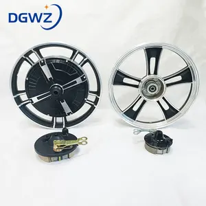 High Power 16 inch 48V 60V 72V 1000W Electrical Bicycle Brushless Gearless Hub Motor with Front Wheel and Drum Brakes