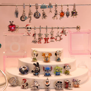 Abalorio de Plata de Ley 925 con Diseño de Cenicienta de la Familia Pan, Regalo de Navidad, Joyería para Pulsera DIY para Mujer, Joyería de Alta Gama al por Mayor de Fábrica - Product Image 1