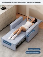 Sofá Cama Modular Plegable Nuevo Modelo 2025 para Salas Pequeñas Juego Multifuncional Estructura de Metal Cama Individual Tela Moderna Extensible