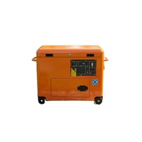 Generador Diésel Silencioso de Ahorro de Energía, Alternador 100% Cobre, 99% de Eficiencia, Refrigerado por Aire, 50/60Hz, Monofásico, para Uso en Interiores y Exteriores