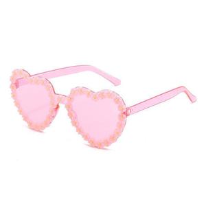 Gafas de Sol de Plástico con Forma de Corazón y Flores para Mujer, Coloridas, para Fiesta, Venta al Por Mayor 2024 - Product Image 6