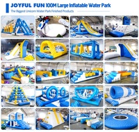 JOYFUL FUN Design Grande Mer Plage Eau Jouet Jeux D'amusement Parc Aquatique Flottant Gonflable Parc Aquatique Gonflable