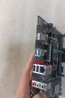 Motherboard Desktop H610M-F Bekas DDR4 64 GB Double Channel Antarmuka SATA untuk Prosesor CPU Generasi ke-12