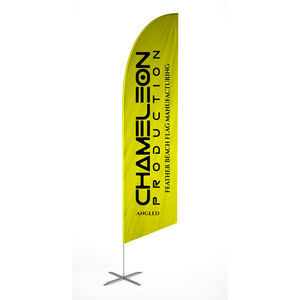 工厂价格新产品流行聚酯路边海滩花园个性化定制羽毛旗 - Product Image 6