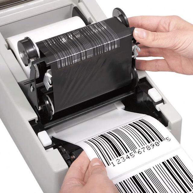 Thermal Transfer Wax Ribbon Barcode  for Ribbons Printers General Purpose Wax Ribbon for Label Tag  Barcode Printing