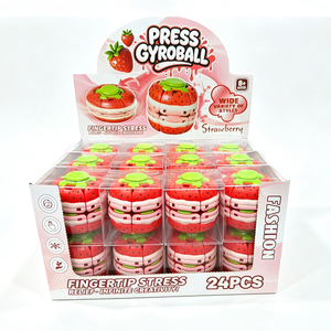 USA Warehouse Press-and-<span class=keywords><strong>spin</strong></span> Plastic 3D Transformerende Macaron Kleuren Vingertop Spinner met Automatische Rotatie Stressverlichtende Speelgoed - Product Image 2