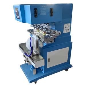 High-Accurate Hot Selling LC Pneumatic 6-Color Automatic <b>Pad</b> <b>Printer</b> New Condition Shuttle Closed Cup Helmet Toys Use USB - Product Image 4