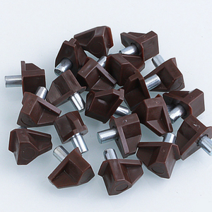 Supporti per Mensole in Plastica Trasparente Autobloccanti, Clip per Armadi e Perni per Librerie, per Mobili da Cucina e Scaffali - Product Image 2