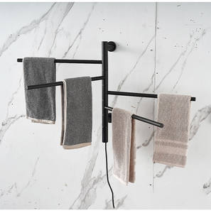 <span class=keywords><strong>Toallero</strong></span> Eléctrico Giratorio Plegable <span class=keywords><strong>con</strong></span> Pantalla <span class=keywords><strong>Digital</strong></span> para Baño, Calentador de Toallas Eléctrico Termostático - Product Image 3