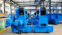 BOTA Automatischer selbstausrichtender Rohrschweißdrehvorrichtung mit Polyurethan-Rollen, 5T-500T Kapazität, kabellose/kabelgebundene Fernbedienung für