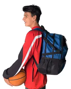 Capacity Bag Adjustable Shoulder Strap Heavy Duty Mesh Drawstring Football Basket Soccer Ball Backpack