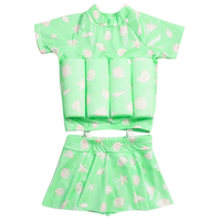 Maillot de bain flottant à fleurs avec flottabilité réglable maillot de bain enfant en bas âge maillot de bain une pièce gilet de bain d'été