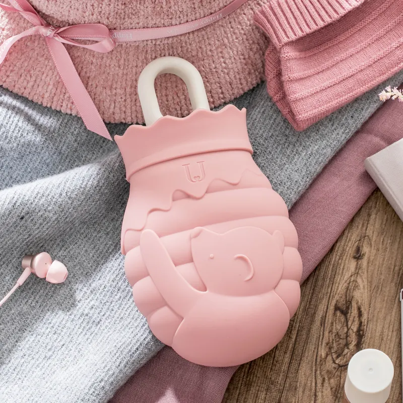 Prix lavement eau chaude sac à linge en gros Portable écologique Durable médical rose thermique promotionnel bouillotte