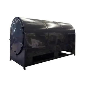 Horno carbonizador de carbón de fabricación con suministro ecológico de horno de conbonización horizontal de biomasa