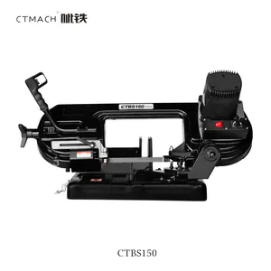 Hot sale CTBS150 small metal rotating rotary angle band saw sawing cutting machine