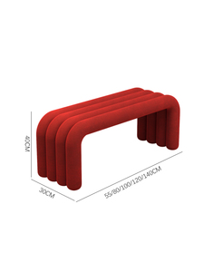 Bắc Âu nhà đơn giản phòng khách sofa băng ghế dự bị phòng ngủ hiện đại giường đuôi ghế cloakroom Phân giải trí băng ghế Ottoman có thể tháo rời mềm - Product Image 5