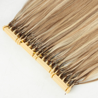 Meilleure vente Top qualité plumes Extension de cheveux 100% vrais cheveux humains Double dessiné droite 6D plumes Extension de cheveux