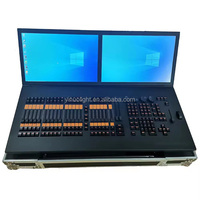 Controlador de Iluminación DMX MA2, Consola Portátil para Atenuación de Luces de Escenario, Completa con Estuche Protector de Transporte, Compatible con Conciertos y Eventos