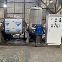 Mélangeur sous vide à deux lames Sigma, extrudeuse à décharge hydraulique, haute efficacité de mélange pour caoutchouc silicone, machine en acier inoxydable