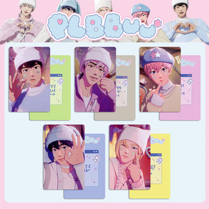 5ชิ้น/เซ็ต kpop plave <span class=keywords><strong>wvs</strong></span> K4โอลีฟหนุ่มสาวเซลฟี่การ์ด noah bamby hamin plbbuu อัลบั้มรูปภาพมันวาวพิเศษสำหรับแฟนๆของขวัญ - Product Image 6
