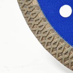 Lame de scie circulaire diamantée en forme de X de 4 pouces, pressée à chaud, disque de coupe, lame de scie pour carrelage, lame de scie pour marbre, pour porcelaine-001 - Product Image 2