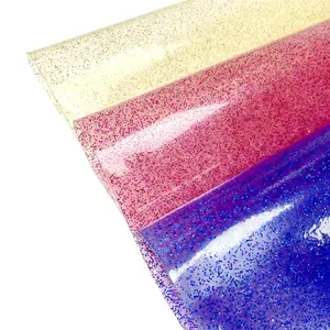 الليزر الملونة جولة الحبوب بريق TPU والجلود الاصطناعية ، سمك 0.8 مللي متر ، TPU للأحذية والحقائب