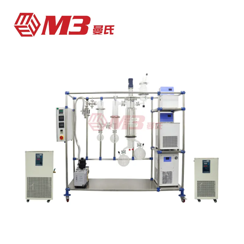 M3 저렴한 가격 전문 생산 유리 짧은 경로 분자 증류 시스템 분자 증류 장비