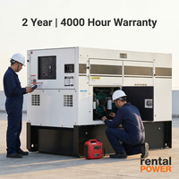 Miet-Superleise-Autostart-Generatoren 18-100kW, Skid-Montiert für Gewerbliche Nutzung, Wassergekühlt, Rechenzentrum-Qualität, Nennleistung