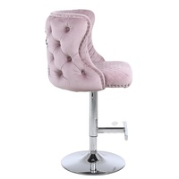 Chaise de tabouret de bar au design unique de haute qualité, meubles en tissu moderne à hauteur réglable pour la maison et l'hôtel