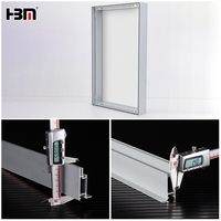 Profilé en aluminium pour cadre de caisson lumineux publicitaire en tissu – Fabricant de profilés en aluminium pour caissons lumineux