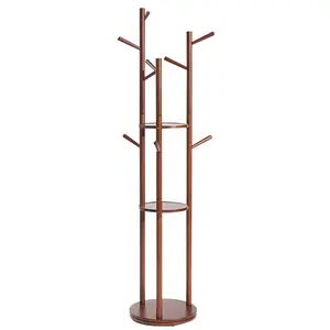 Modern Fashion Multifunctional Rotate Clothes Tree Coat Rack Cloths Hat Stand