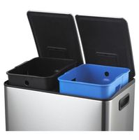 KSY Bin Poubelle Amortisseur de contrôle de mouvement Amortisseur à fermeture douce pour poubelle en acier inoxydable Poubelle de recyclage Poubelle médicale