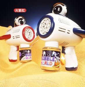 Pistola de Burbujas de Juguete con Forma de Astronauta, Totalmente Automática, con Luces LED de Colores, para Verano, Aire Libre, Super Pistola de Burbujas - Product Image 6