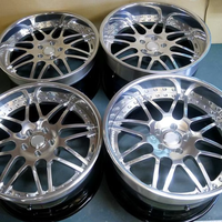Nouvelles jantes en alliage d'aluminium forgé chromées 20-22 pouces 5x114.3/5x120 design concave pour berlines/SUV de luxe sur mesure