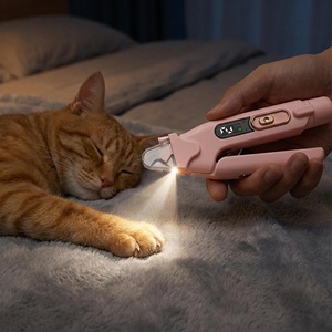 Coupe-ongles LED USB <span class=keywords><strong>pour</strong></span> chats, <span class=keywords><strong>tondeuse</strong></span> de toilettage économique <span class=keywords><strong>pour</strong></span> chiens, outils de coupe d'ongles <span class=keywords><strong>pour</strong></span> animaux de compagnie - Product Image 3