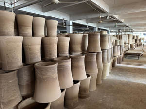 Bahçe için kapalı ve açık dikim çiçek ve bitkiler için 2/<span class=keywords><strong>3</strong></span> büyük boy Pot büyük yuvarlak seramik ekici seti - Product Image 3