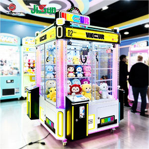 Máquina de grúa arcade con garra para 4 jugadores, operada con monedas, para regalos, máquina de muñecas para niños, juguete de metal y plástico, 1 año de garantía, inglés - Product Image 3