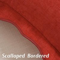 Housse de coussin de canapé en chenille lavable avec bord festonné, taie d'oreiller