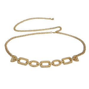 <span class=keywords><strong>Ceinture</strong></span> d'été pour femmes décontracté Style Punk chaîne de taille décorative mince métal dames robe <span class=keywords><strong>ceinture</strong></span> - Product Image 3