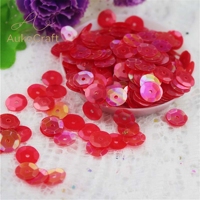 Paillettes décoratives de luxe pour robe de mariée DIY, film PVC, pour costumes de fête de Noël, à coudre, en vrac, concaves, mates, colorées
