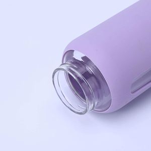 800ml Heat Resistant Borosilicate Glass Water Bottle Silicone Sleeve Reusable <b>Drinking</b> <b>Flask</b> for Gym Sport Outdoor Travel Use - Product Image 4