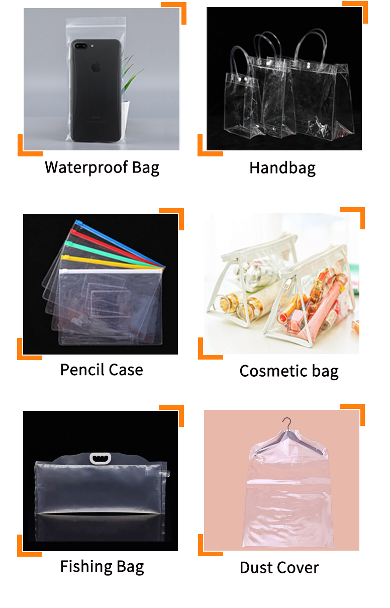 PVC Film, Super Clear, Factory Price Non-Sticky soft Vinyl PVC filexible Film, Glossy Embossed