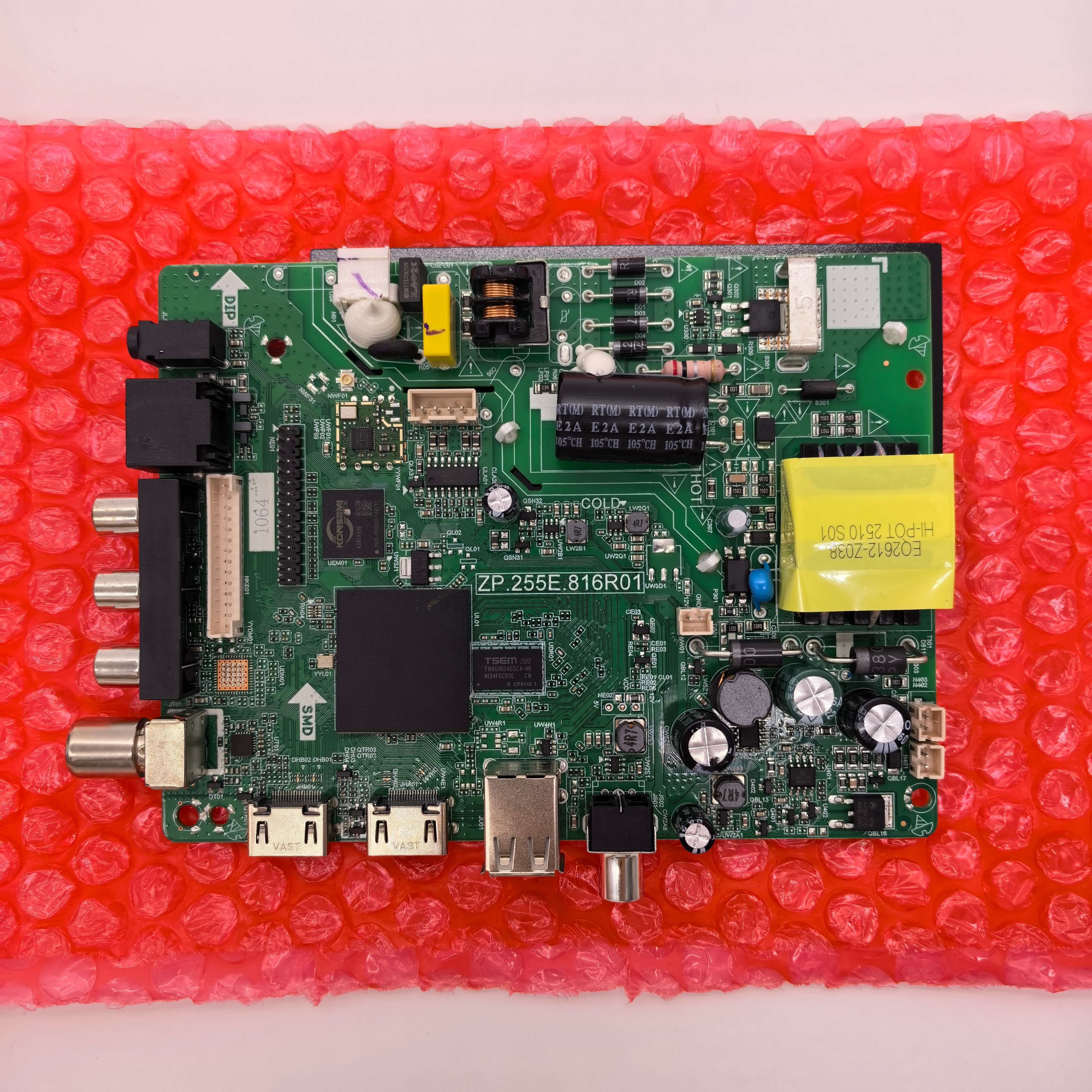 超一星龍 プレイヤーカード 255-TV Placa base LED Smart TV ZP.255E.818R00 25W, Android 12, 32-42