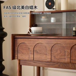 French Vintage Solid Wood Makeup Vanity Oak <b>Storage</b> Bedroom <b>Dressing</b> <b>Table</b> With Stool - Product Image 3